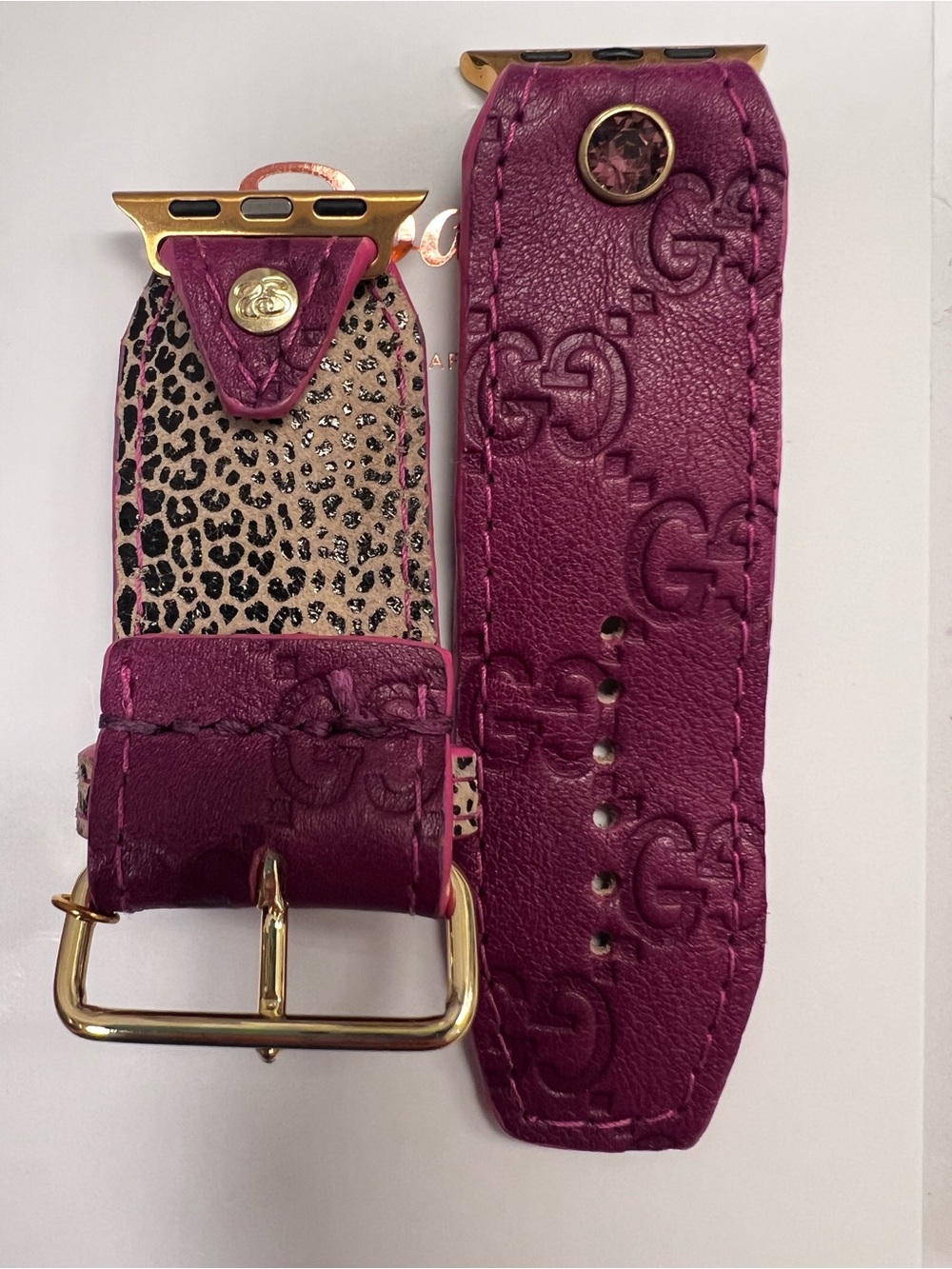 Gucci purple Spark*l band for Apple Watch - Picture 3 of 4